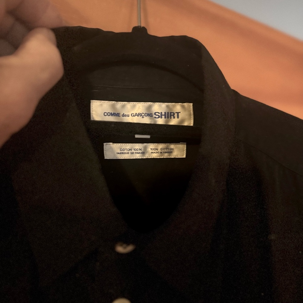 Comme des Garçons Black SHIRT In Excellent Mid 80s Vintage Condition